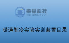 暖通制冷实验实训装置目录